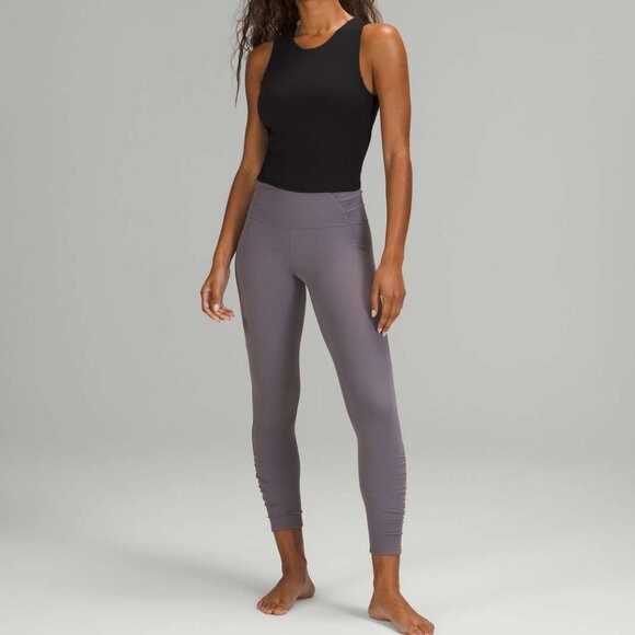 Lululemon • Nulu Twist-Back Yoga High Neck Black C/D Light Support Tank Top • 4 - Picture 4 of 11